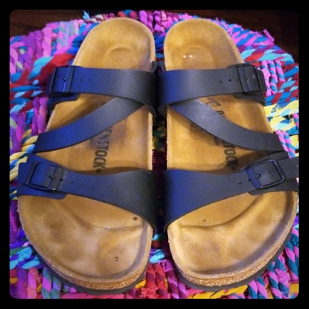 Black Birkenstock Salina (W8/M6/Euro 39)